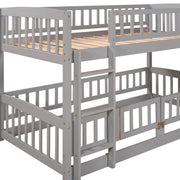 Low Bunk Bed With Slide, Fence And Ladder - R&R Furniture Gallery (Fountain Valley, CA)