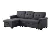 Lucca - Reversible Sleeper Sectional Sofa With Storage Chaise - R&R Furniture Gallery (Fountain Valley, CA)