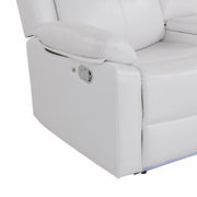 Blanche - Reclining Sofa With LED Lights - R&R Furniture Gallery (Fountain Valley, CA)