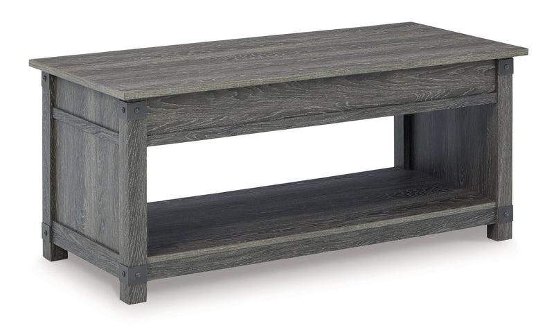 Freedan - 3 Pc. - Coffee Table, 2 End Tables - Grayish Brown - R&R Furniture Gallery (Fountain Valley, CA)