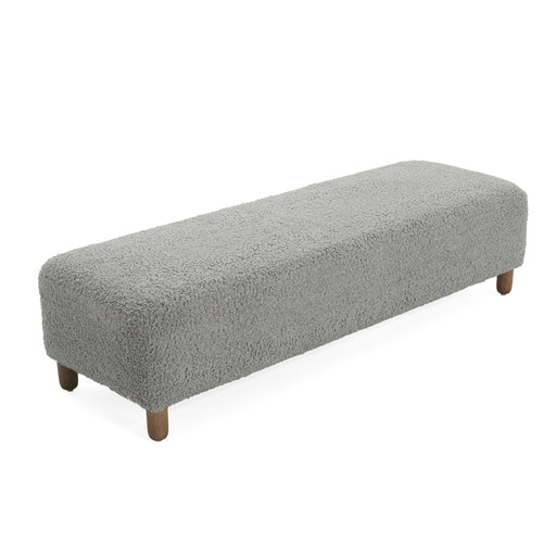 Contemporary Ottoman With Foam Cushion And Durable Upholstery - R&R Furniture Gallery (Fountain Valley, CA)