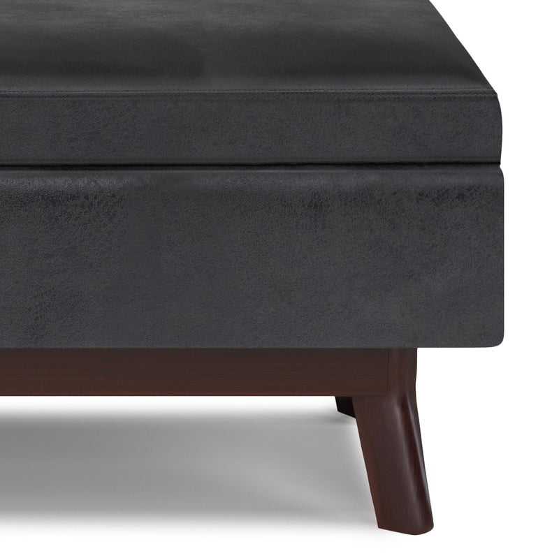 Owen - Upholstered Rectangular Storage Ottoman - R&R Furniture Gallery (Fountain Valley, CA)