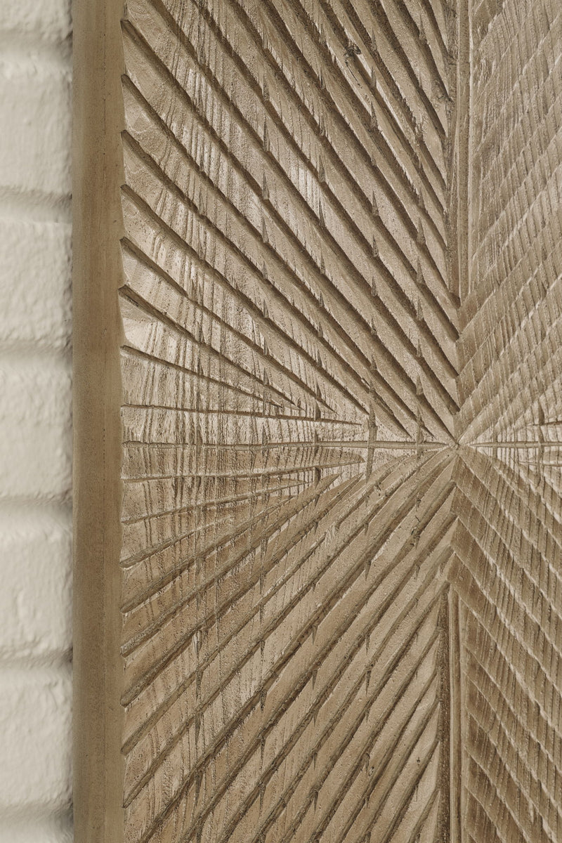 Lenora - Wall Decor - Distressed Brown - R&R Furniture Gallery (Fountain Valley, CA)