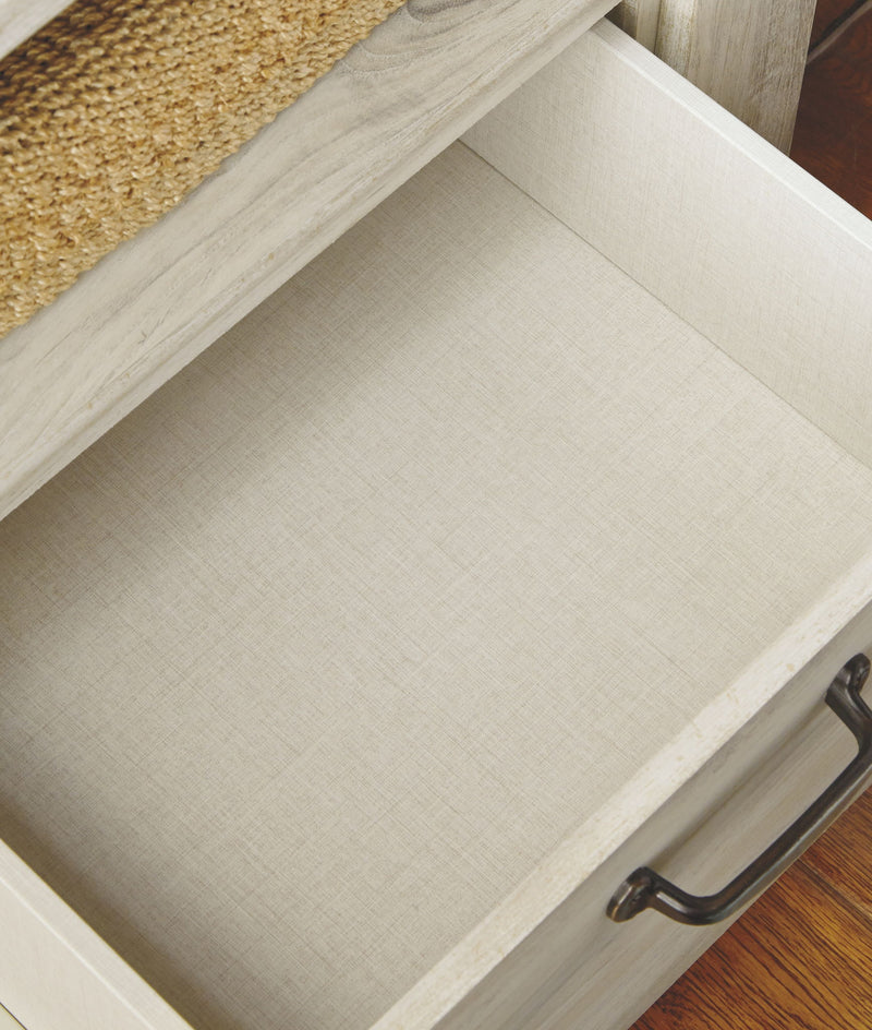 Bellaby - Five Drawer Chest - Whitewash - R&R Furniture Gallery (Fountain Valley, CA)