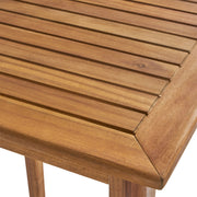 Outdoor Minimalist Acacia Wood Rectangle Bar Table - R&R Furniture Gallery (Fountain Valley, CA)