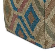 Johanna - Handcrafted Square Pouf - R&R Furniture Gallery (Fountain Valley, CA)