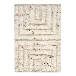 Classic Home Tahoe wool area rug with a textured, neutral-toned design, perfect for adding warmth and style to living spaces.