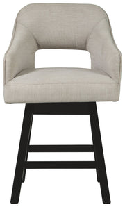 Tallenger - Upholstered Swivel Barstool (Set of 2) - R&R Furniture Gallery (Fountain Valley, CA)