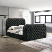 Kana - Bed With LED, Fireplace & TV Stand - R&R Furniture Gallery (Fountain Valley, CA)
