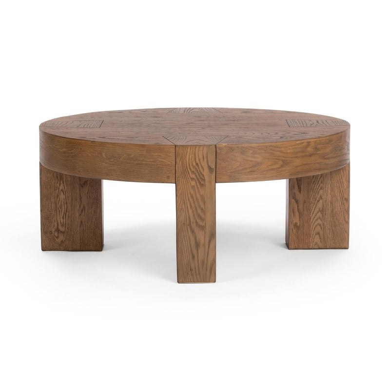 Bristol - Round Coffee Table - Cafe Brown - R&R Furniture Gallery (Fountain Valley, CA)