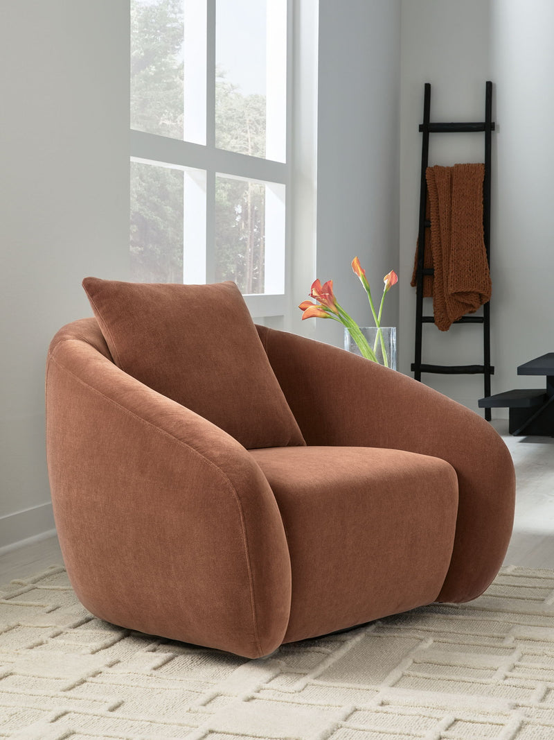 Yahya - Swivel Accent Chair - R&R Furniture Gallery (Fountain Valley, CA)