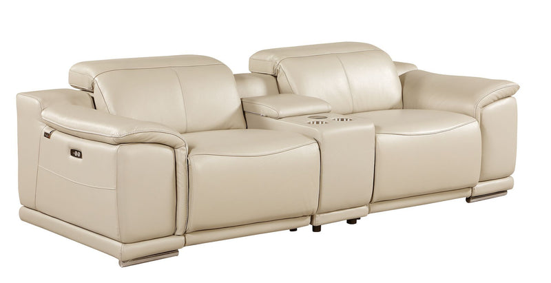 9762 - 7-Piece Modular Power Reclining Sofa, Loveseat And Chair Set With 5 Power Recliners In