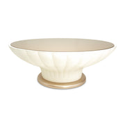 La Rachelle - Scalloped Round Cocktail Table - Champagne - R&R Furniture Gallery (Fountain Valley, CA)
