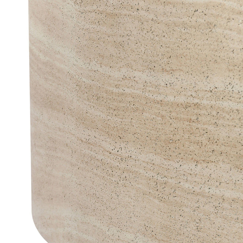 Mckenna - Outdoor Concrete Round Table - R&R Furniture Gallery (Fountain Valley, CA)