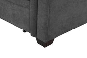 Ashlyn - Reversible Sleeper Sectional Sofa With Storage Chaise, USB Charging Ports And Pocket - R&R Furniture Gallery (Fountain Valley, CA)