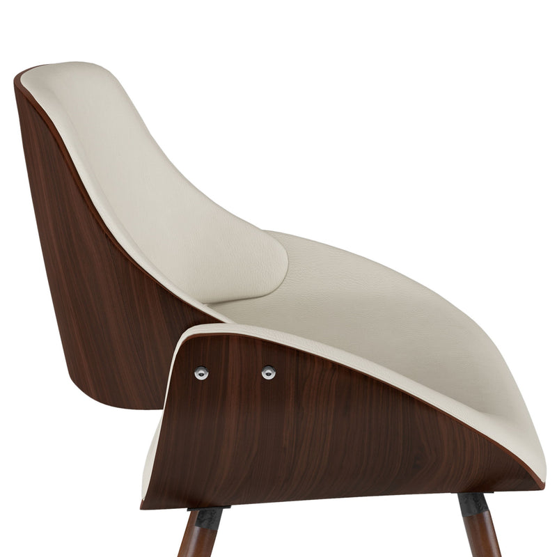 Malden - Bentwood Upholstered Dining Chair With Wood Back - R&R Furniture Gallery (Fountain Valley, CA)