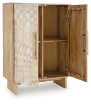 Dallinbury - Accent Cabinet - Natural / White Wash - R&R Furniture Gallery (Fountain Valley, CA)