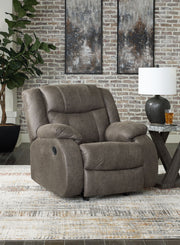 First Base - Rocker Recliner - Gunmetal - R&R Furniture Gallery (Fountain Valley, CA)