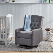 Classic Design, Manual Recliner Chair With 360 Degree Swivel - R&R Furniture Gallery (Fountain Valley, CA)