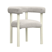 Jackie - Outdoor Textured Dining Chair - Cream - R&R Furniture Gallery (Fountain Valley, CA)