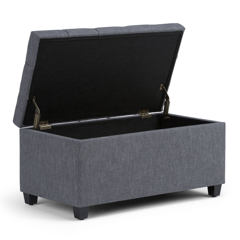 Sienna - Upholstered Storage Ottoman Bench - R&R Furniture Gallery (Fountain Valley, CA)