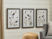 Honslow - Wall Art Set (Set of 3) - Brown / Black / White - R&R Furniture Gallery (Fountain Valley, CA)