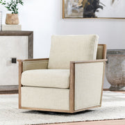 Norman - Swivel Accent Chair - R&R Furniture Gallery (Fountain Valley, CA)