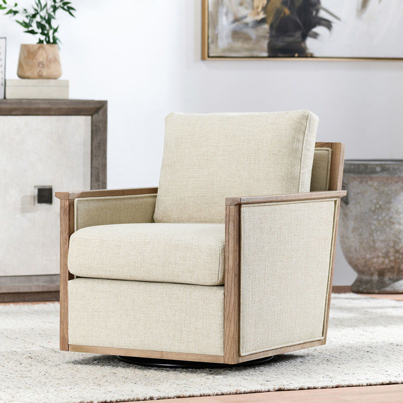 Norman - Swivel Accent Chair - R&R Furniture Gallery (Fountain Valley, CA)