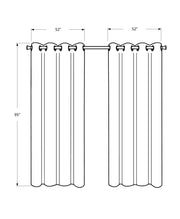 2 Pieces Set, Curtain Panel, Room Darkening, Grommet - R&R Furniture Gallery (Fountain Valley, CA)