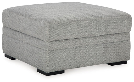 Casselbury - Ottoman With Storage - Cement - R&R Furniture Gallery (Fountain Valley, CA)