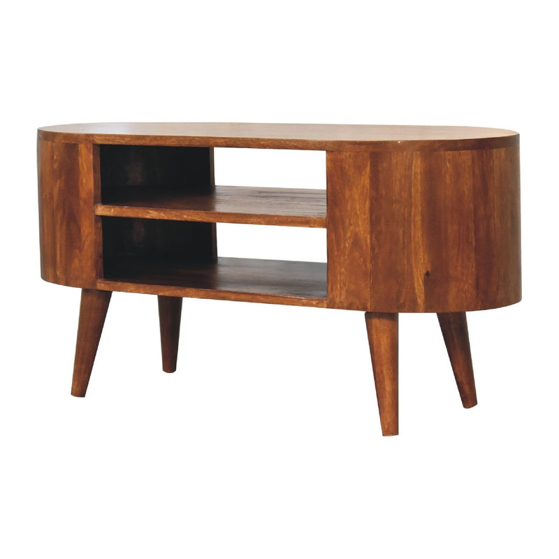 Cortez - Media Unit - Chestnut - R&R Furniture Gallery (Fountain Valley, CA)