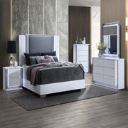 Moon - Smooth Chest With LED - White - R&R Furniture Gallery (Fountain Valley, CA)