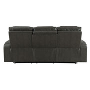 Taddeo - Power Motion Sofa With Power Headrest, USB, Wireless Charger, LED & Reading Light - Dark Gray - R&R Furniture Gallery (Fountain Valley, CA)