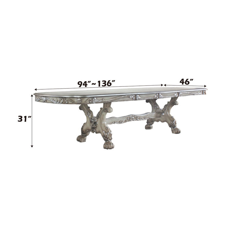 Dresden - Dining Table - Vintage Bone White - R&R Furniture Gallery (Fountain Valley, CA)
