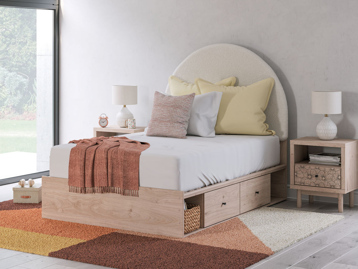 Arloster - Upholstered Panel Bed - R&R Furniture Gallery (Fountain Valley, CA)