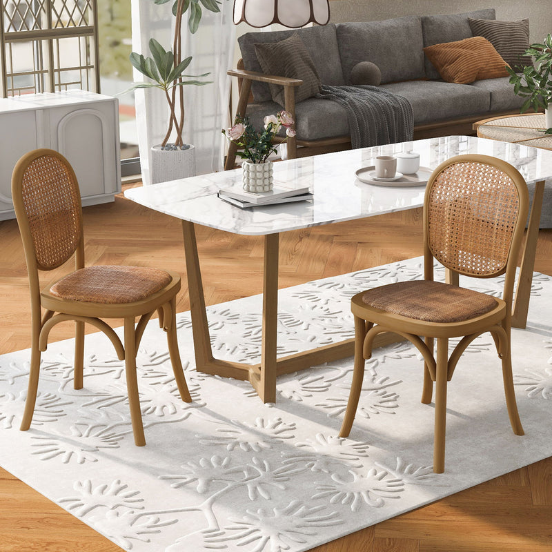 Vintage Style Dining Chairs (Set of 2) - R&R Furniture Gallery (Fountain Valley, CA)
