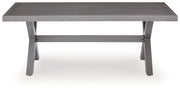 Half Moon Beach - Rectangular Cocktail Table - Gray - R&R Furniture Gallery (Fountain Valley, CA)