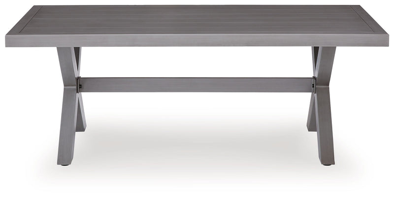 Half Moon Beach - Rectangular Cocktail Table - Gray - R&R Furniture Gallery (Fountain Valley, CA)