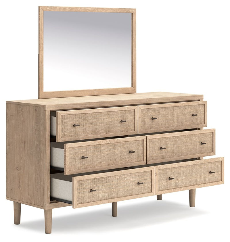 Cielden - Dresser And Mirror - Two-Tone - R&R Furniture Gallery (Fountain Valley, CA)