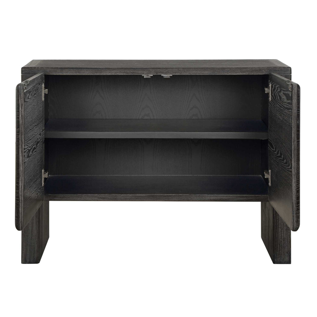 Bierk - 2 Door Cabinet - Dark Stain