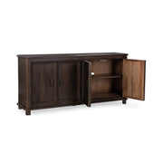 Brookside - 4 Door Cabinet - Cocoa Brown - R&R Furniture Gallery (Fountain Valley, CA)