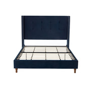Peyton - Upholstered Bed With 54" High Headboard, Traditional Hand Buttoned Tufting - R&R Furniture Gallery (Fountain Valley, CA)