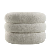 Irma - Chair With Swivel - Gray Boucle - R&R Furniture Gallery (Fountain Valley, CA)