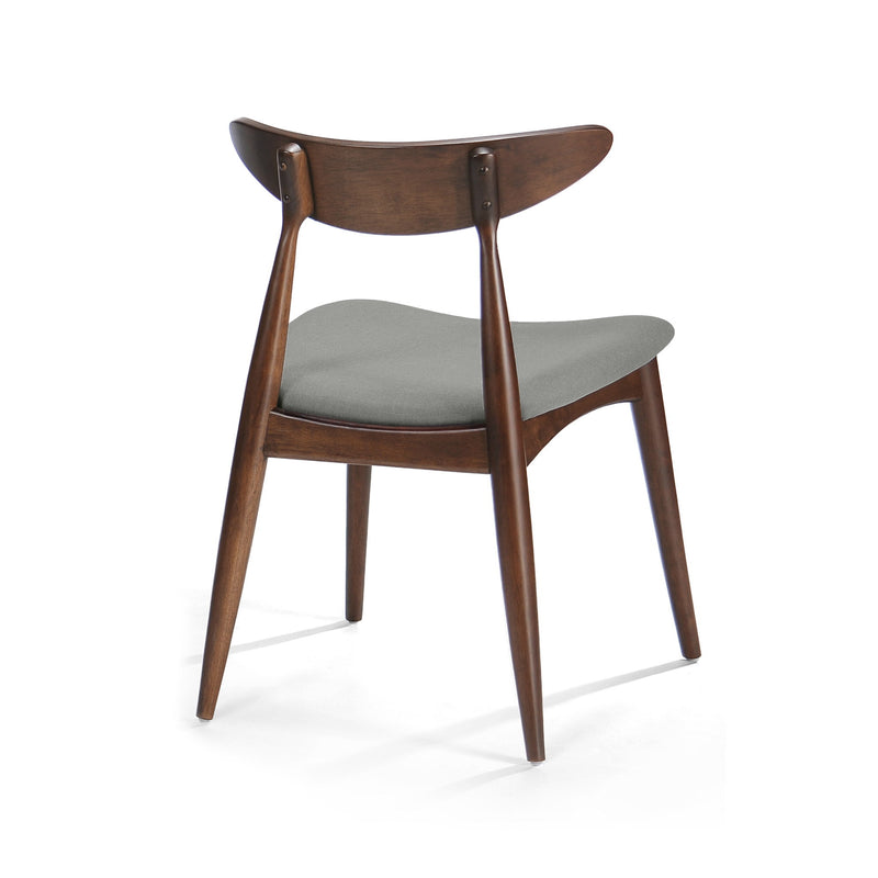 Retro Dining Chairs With Ergonomic Back (Set of 2) - R&R Furniture Gallery (Fountain Valley, CA)