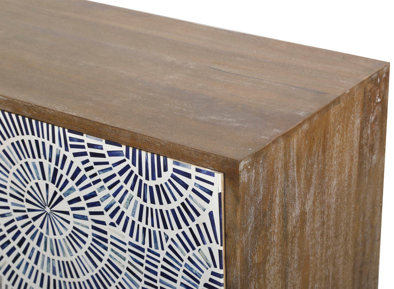 Crossings - Console - Coconut Shell - R&R Furniture Gallery (Fountain Valley, CA)