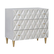 Anson - Console Cabinet - Metallic Silver & Champagne - R&R Furniture Gallery (Fountain Valley, CA)