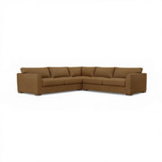 Classic Home Bryson 3-piece ElPaso stationary sectional sofa with plush cushions and modern design, shown in a cozy living room setting.