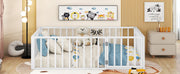 Metal Floor Bed Frame With Fence And Door - R&R Furniture Gallery (Fountain Valley, CA)