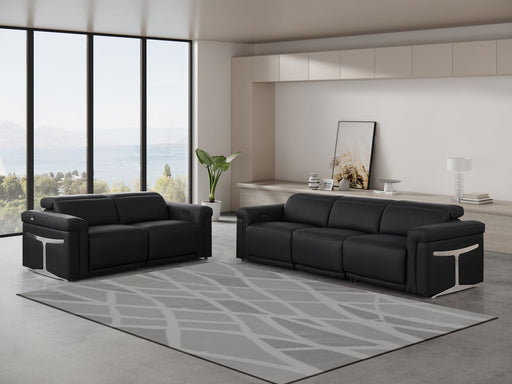 1126 - 5-Piece Modular Power Reclining Sofa And Loveseat Set In With 4 Power Recliners & Power Headrests - R&R Furniture Gallery (Fountain Valley, CA)
