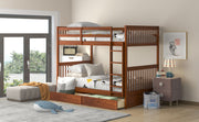 Bunk Bed With Ladders And 2 Storage Drawers - R&R Furniture Gallery (Fountain Valley, CA)